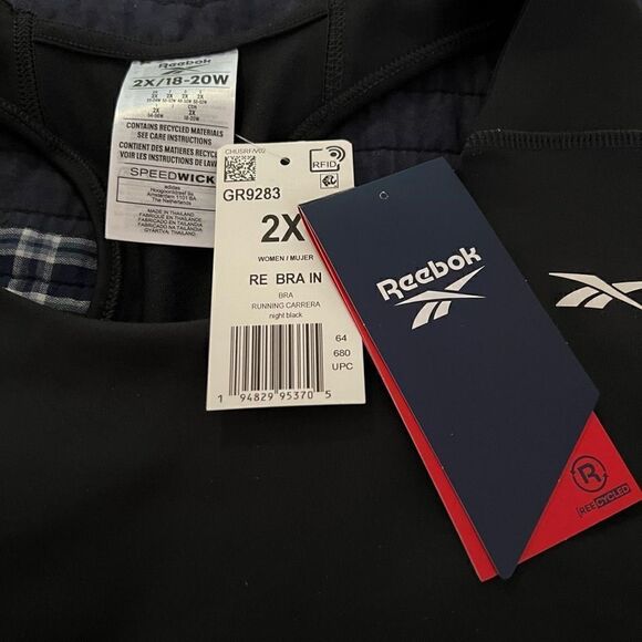 🆕 Reebok Running Carrera High Impact Sports Bra size 2X - Picture 5 of 7